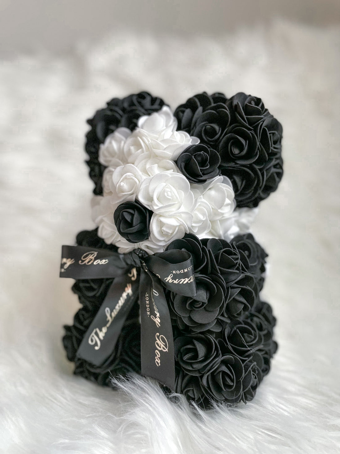 Baby Panda Rose Bear 25cm | Unique & Thoughtful Gift for Special Occasionns